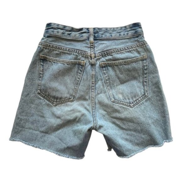 BDG High-Waisted Cowboy Cut off Jean Shorts Size 27 - Picture 3 of 6